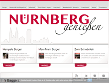 Tablet Screenshot of nuernberg-geniessen.de